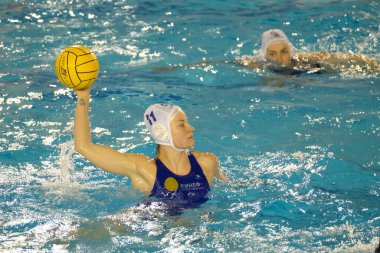 Evgeniya Ivanova - Kinef Surgutneftegas Waterpolo EuroLeague kadınları maçında Kinef Surgutneftgas ile CN Mataro arasında Verona, İtalya 'daki Monte Bianco havuzlarında, 4 Şubat 2021 - Fotoğraf: LiveMedia / Roberto Tommasini