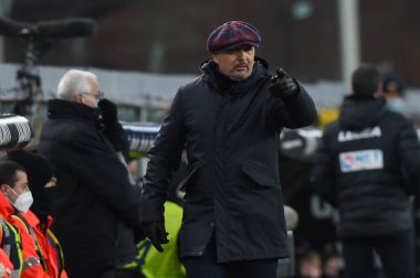Sinisa Mihajloviç (Bologna) Cenova-Bologna FC maçında - İtalyan Serie A maçı Cenova, İtalya 'da, 09 Ocak 2021 - Fotoğraf: LM / Danilo Vigo