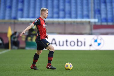 Genoa CFC - Cagliari Calcio maçında Lennart Czyborra (Genoa) - İtalyan futbol serisi A karşılaşması Cenova, İtalya, 24 Ocak 2021 - Fotoğraf: LM / Danilo Vigo