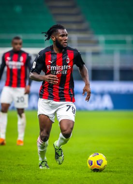 AC Milan 'dan Franck Kessie, Torino FC - İtalyan Coppa Italia maçı, 12 Ocak 2021 - Fotoğraf: LM / Fabrizio Carabelli