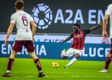AC Milan 'dan Franck Kessie, Torino FC - İtalyan Coppa Italia maçı, 12 Ocak 2021 - Fotoğraf: LM / Fabrizio Carabelli