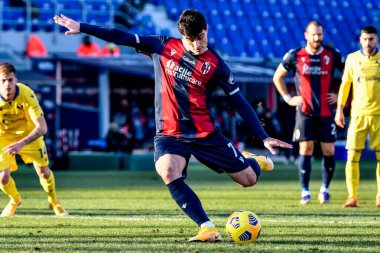 Riccardo Orsolini (Bologna FC - Hellas Verona - İtalya Futbol Serisi A maçı IN Bologna, İtalya, 16 Ocak 2021 - Fotoğraf: LM / Alessio Marini
