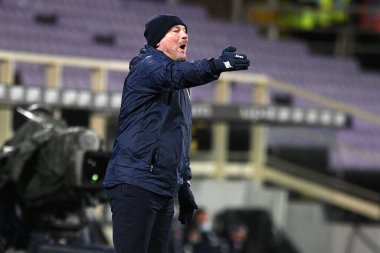 FC Crotone 'dan Giovanni Stroppa ACF Fiorentina vs FC Crotone - İtalyan futbol serisi A maçı Florence, İtalya, 23 Ocak 2021 - Fotoğraf: LM / Matteo Papini