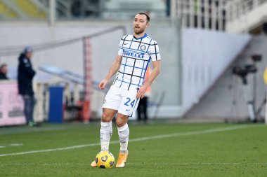 FC Internazionale 'den Christian Eriksen, ACF Fiorentina - FC Internazionale - İtalyan futbolu Coppa Italia maçı, IN Florence, İtalya, 13 Ocak 2021 - Fotoğraf: LM / Matteo Papini