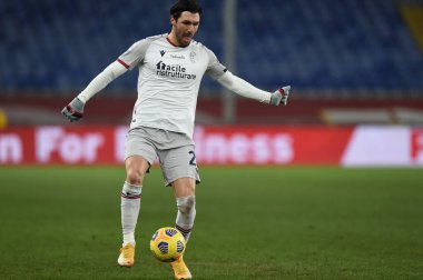 Roberto Soriano (Bologna) Genoa CFC-Bologna FC maçında - İtalyan Serie A maçı Cenova, İtalya 'da, 09 Ocak 2021 - Fotoğraf: LM / Danilo Vigo
