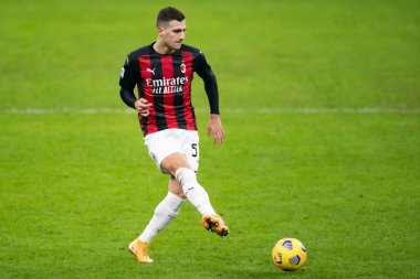 AC Milan 'dan Diogo Dalot - İtalyan Serie A maçı Milan, İtalya' da, 09 Ocak 2021 - Fotoğraf: LM / Luca Rossini