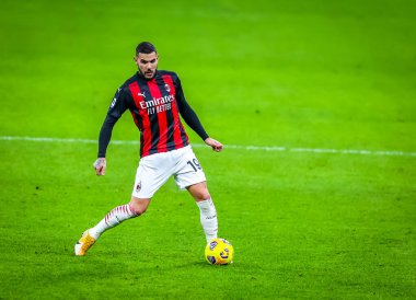 AC Milan 'dan Theo Hernandez, AC Milan - Atalanta BC - İtalya Serie A maçı, 23 Ocak 2021 - Fotoğraf: LM / Fabrizio Carabelli