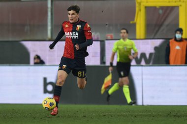 Eldor Shomurodov (Genoa) Cenova-Bologna FC maçında - İtalyan Serie A maçı Cenova, İtalya 'da, 09 Ocak 2021 - Fotoğraf: LM / Danilo Vigo