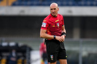 Hellas Verona-SSC Napoli maçında hakem Michael Fabbri - İtalyan Serie A karşılaşması Verona, İtalya, 24 Ocak 2021 - Fotoğraf: LM / Ettore Griffoni