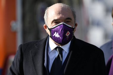 ACF Fiorentina - FC Internazionale - İtalyan futbolu Coppa Italia maçı - Rocco commisso President of ACF Fiorentina during ACF Fiorentina during FC Internazionale - İtalyan futbol Coppa Italia maçı, IN Florence, İtalya, 13 Ocak 2021 - Fotoğraf: LM / Matteo Papini