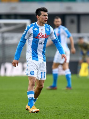 Hirving Lozano (Napoli) Hellas Verona-SSC Napoli maçı sırasında - İtalyan futbol serisi A maçı IN Verona, İtalya, 24 Ocak 2021 - Fotoğraf: LM / Ettore Griffoni