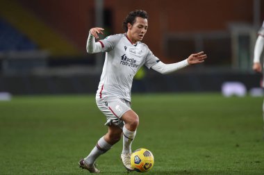 Cenova-Bologna maçı sırasında Emanuel Vignato (Bologna) - İtalyan Serie A maçı Cenova, İtalya 'da 9 Ocak 2021 - Fotoğraf: LM / Danilo Vigo