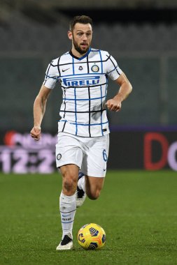 FC Internazionale 'den Stefan Devrij ACF Fiorentina - FC Internazionale - İtalyan futbol Coppa Italia maçı, IN Florence, İtalya, 13 Ocak 2021 - Fotoğraf: LM / Matteo Papini