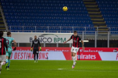 AC Milan 'dan Alessio Romagnoli, Torino FC - İtalyan Serie A maçı Milan, İtalya, 09 Ocak 2021 - Fotoğraf: LM / Alessio Morgese