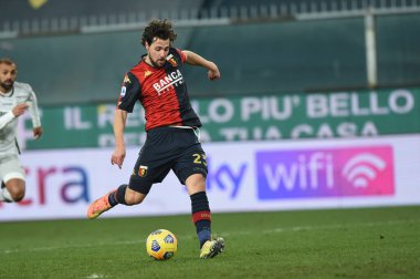 Mattia Destro (Cenova), gol 2 - 0 Cenova CFC vs Bologna FC - İtalyan futbol serisi A karşılaşması Cenova, İtalya, 9 Ocak 2021 - Fotoğraf: LM / Danilo Vigo