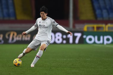Takehiro Tomiyasu (Bologna) Cenova-Bologna FC maçında - İtalyan Serie A maçı Cenova, İtalya 'da, 09 Ocak 2021 - Fotoğraf: LM / Danilo Vigo