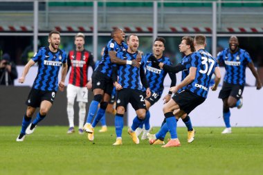 Christian Eriksen (FC Internazionale), FC Internazionale - AC Milan - İtalyan Coppa Italia maçı sırasında 26 Ocak 2021 - Fotoğraf: LM / Francesco Scaccianoce