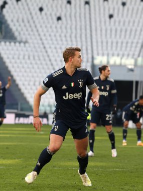 Matthijs De Ligt (Juventus FC) Juventus FC-Bologna FC maçında - İtalyan Serie A maçı Torino, İtalya, 24 Ocak 2021 - Fotoğraf: LM / Claudio Benedetto