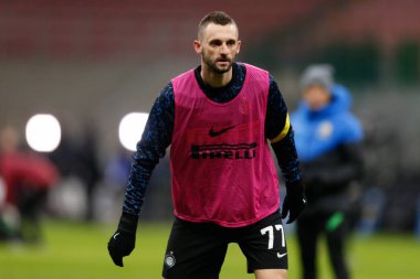 Marcelo Brozovic (FC Internazionale), FC Internazionale ile AC Milan - İtalyan futbolu Coppa Italia maçı sırasında 26 Ocak 2021 - Fotoğraf: LM / Francesco Scaccianoce