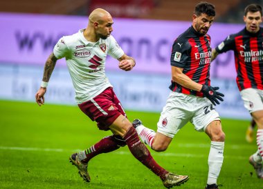 Torino FC 'den Simone Zaza, AC Milan - Torino FC - İtalyan Coppa Italia maçı, 12 Ocak 2021 - Fotoğraf: LM / Fabrizio Carabelli