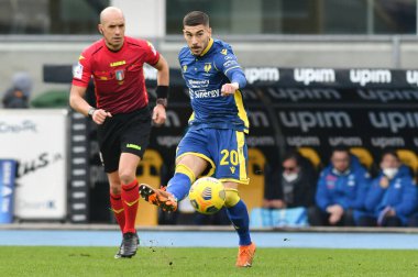 Mattia Zaccagni (Verona) Hellas Verona-SSC Napoli maçında - İtalyan futbolcu Serie A karşılaşması Verona, İtalya, 24 Ocak 2021 - Fotoğraf: LM / Alessio Tarpini