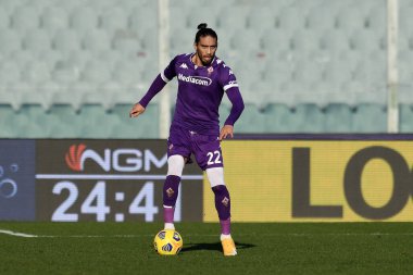 ACF Fiorentina 'dan Martin Caceres, ACF Fiorentina' ya karşı FC Internazionale - İtalyan futbolu Coppa Italia maçı, Florence, İtalya, 13 Ocak 2021 - Fotoğraf: LM / Matteo Papini