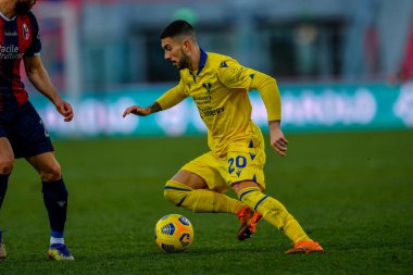 Mattia Zaccagni (Hellas Verona FC) Bologna FC 'nin Hellas Verona' ya karşı oynadığı maçta - İtalyan futbolu Serisi A maçı IN Bologna, İtalya, 16 Ocak 2021 - Fotoğraf: LM / Alessio Marini
