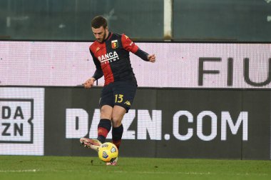 Mattia Bani (Ceneviz) Ceneviz CFC-Bologna FC maçında - İtalyan Serie A maçı Cenova, İtalya 'da, 09 Ocak 2021 - Fotoğraf: LM / Danilo Vigo