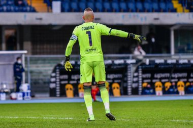 Alex Cordaz (FC Crotone) Hellas Verona-FC Crotone maçında - İtalyan futbolcu Serie A maçı Verona, İtalya, 10 Ocak 2021 - Fotoğraf: LM / Alessio Marini