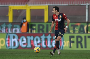 Genoa CFC, Bologna FC maçında İvan Radovanoviç (Ceneviz) - İtalyan Serie A maçı Cenova, İtalya 'da, 09 Ocak 2021 - Fotoğraf: LM / Danilo Vigo