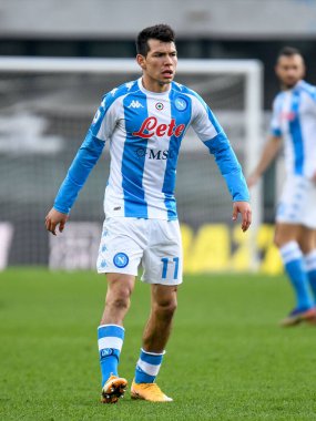 Hirving Lozano (Napoli) Hellas Verona-SSC Napoli maçı sırasında - İtalyan futbol serisi A maçı IN Verona, İtalya, 24 Ocak 2021 - Fotoğraf: LM / Ettore Griffoni