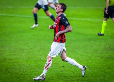 AC Milan 'dan Mario Mandzukiç, AC Milan - Atalanta BC - İtalya Serie A maçı, 23 Ocak 2021 - Fotoğraf: LM / Fabrizio Carabelli