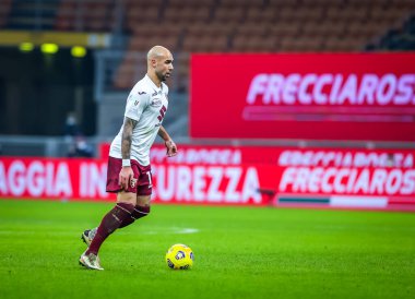 Torino FC 'den Simone Zaza, AC Milan - Torino FC - İtalyan Coppa Italia maçı, 12 Ocak 2021 - Fotoğraf: LM / Fabrizio Carabelli