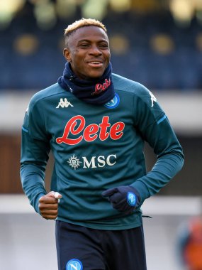 Victor Osimhen (Napoli) Hellas Verona - SSC Napoli - İtalya Serie A maçı In Verona, İtalya, 24 Ocak 2021 - Fotoğraf: LM / Ettore Griffoni