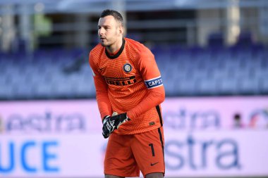 FC Internazionale 'den Samir Handanoviç, ACF Fiorentina ile FC Internazionale - İtalyan futbolu Coppa Italia maçı - 13 Ocak 2021 - Fotoğraf: LM / Matteo Papini