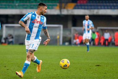 Matteo Politano (Napoli) Hellas Verona ve SSC Napoli - İtalyan futbol takımı Serie A maçı Verona, İtalya, 24 Ocak 2021 - Fotoğraf: LM / Ettore Griffoni
