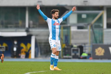 Dries Mertens (Napoli) Hellas Verona - SSC Napoli - İtalya Serie A maçı In Verona, İtalya, 24 Ocak 2021 - Fotoğraf: LM / Alessio Tarpini