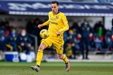 Lubomir Tupta (Hellas Verona FC) Bologna FC 'nin Hellas Verona' ya karşı oynadığı maçta - İtalyan futbol takımı Serie A maçı IN Bologna, İtalya, 16 Ocak 2021 - Fotoğraf: LM / Alessio Marini