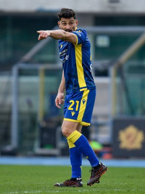 Hellas Verona-SSC Napoli maçı sırasında Koray Gunter (Hellas Verona) - İtalyan futbol takımı Serie A maçı Verona, İtalya, 24 Ocak 2021 - Fotoğraf: LM / Ettore Griffoni