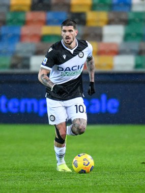 Udinese 'den Rodrigo De Paul Udinese Calcio' ya karşı FC Internazionale - İtalyan futbol takımı Serie A match in Udine, İtalya, 23 Ocak 2021 - Fotoğraf: LM / Ettore Griffoni