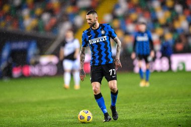 Marcelo Brozoviç (FC Inter) Udinese Calcio vs FC Internazionale - İtalyan futbol serisi A karşılaşması IN Udine, İtalya, 23 Ocak 2021 - Fotoğraf: LM / Alessio Marini