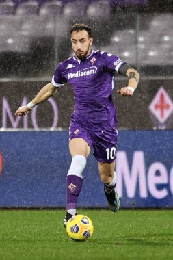 ACF Fiorentina 'dan Gaetano Castrovilli, ACF Fiorentina' ya karşı FC Crotone - İtalyan futbol serisi A karşılaşması, Florence, İtalya, 23 Ocak 2021 - Fotoğraf: LM / Matteo Papini