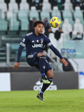 14 Weston McKennie (Juventus FC) Juventus FC-US Sassuolo maçında - İtalyan Serie A karşılaşması Torino, İtalya 'da 10 Ocak 2021 - Fotoğraf: LM / Claudio Benedetto