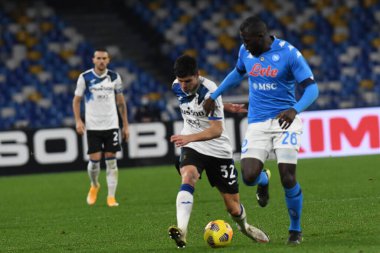 Kalidou Koulibaly (SSC: Napoli) İtalyan futbolu Coppa Italia maçında SSC Napoli - Atalanta BC, Napoli, İtalya 'daki Diego Armando Maradona stadyumunda, 3 Şubat 2021 - Kredi: LiveMedia / Renato Olimpio