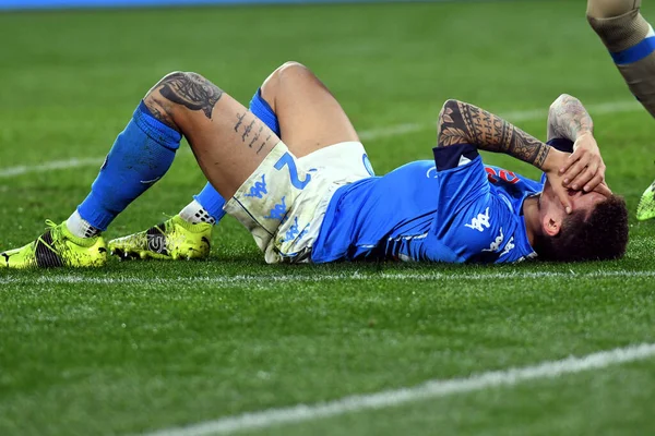 Giovanni Lorenzo Ssc Napoli Tijdens Italiaanse Voetbalwedstrijd Coppa Italia Ssc — Stockfoto