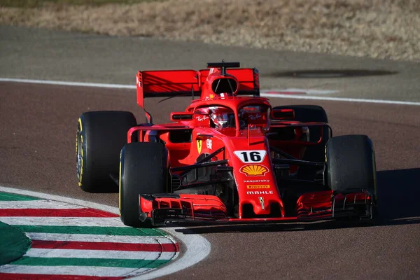 Charles Leclerc Durante Charles Leclerc Ferrari Sf71H Fórmula 2021 Testes — Fotografia de Stock