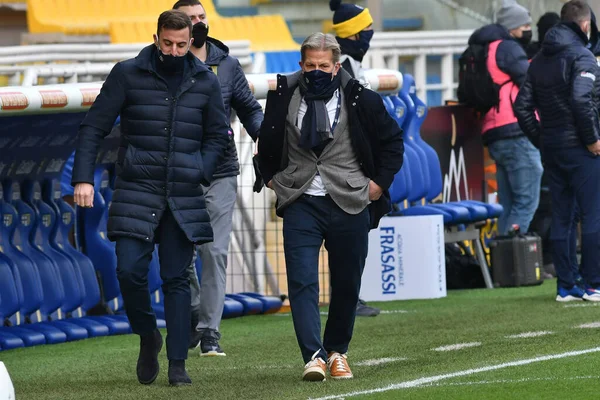 Parma Team Manager Alessio Cracolici Kyle Krause President Parma Calcio — Φωτογραφία Αρχείου