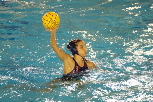 Clara Cambray Alvarez Mataro Tijdens Waterpolo Euroleague Women Match Kinef — Stockfoto