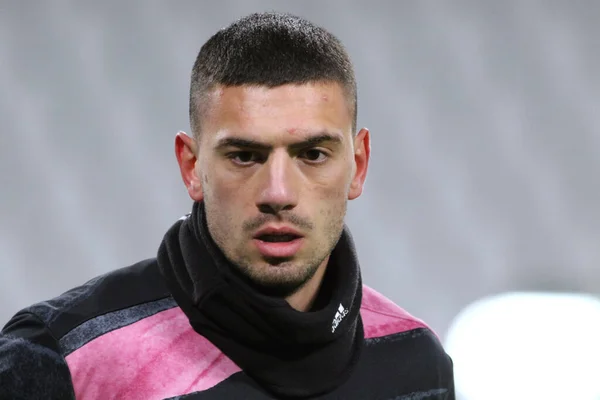 Merith Demiral Juventus Durante Juventus Sassuolo Partido Italiano Fútbol Serie — Foto de Stock