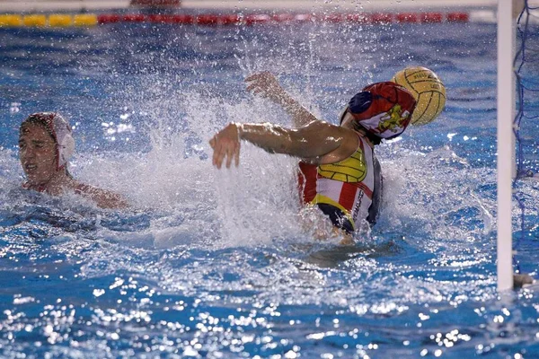 Laura Teani Plebiscito Padova Waterpolo Euroleague Női Mérkőzése Során Olympiakos — Stock Fotó